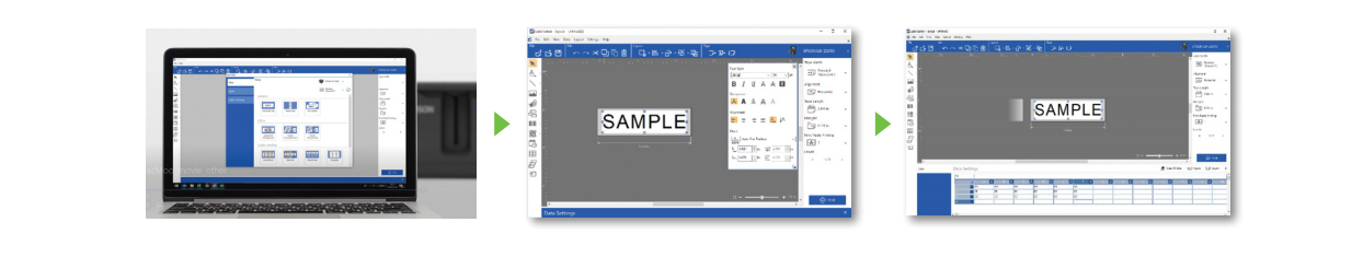 Ultimate versatility with Epson Label Editor software